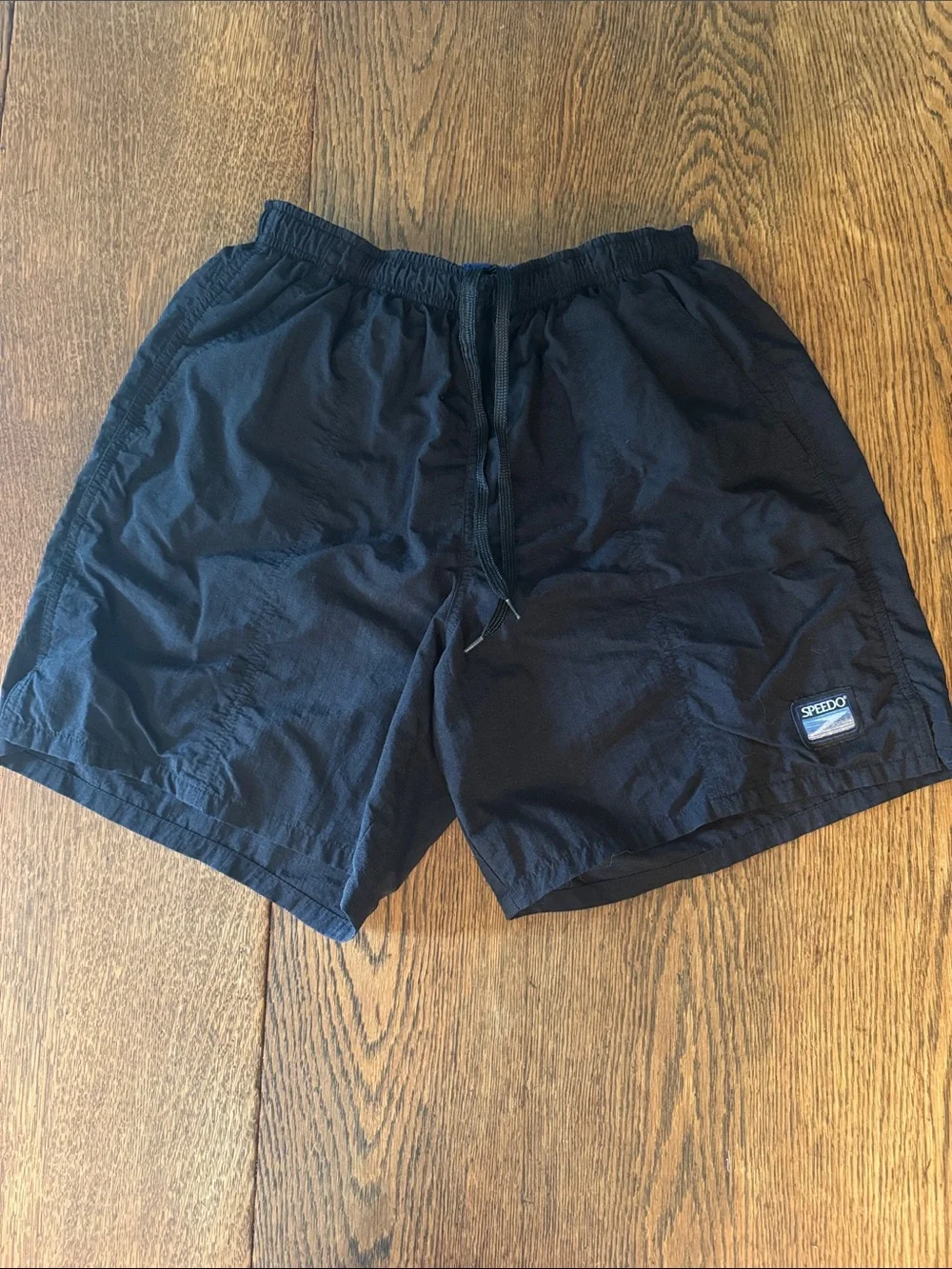 Speedo Black Men's Swim Trunks, M